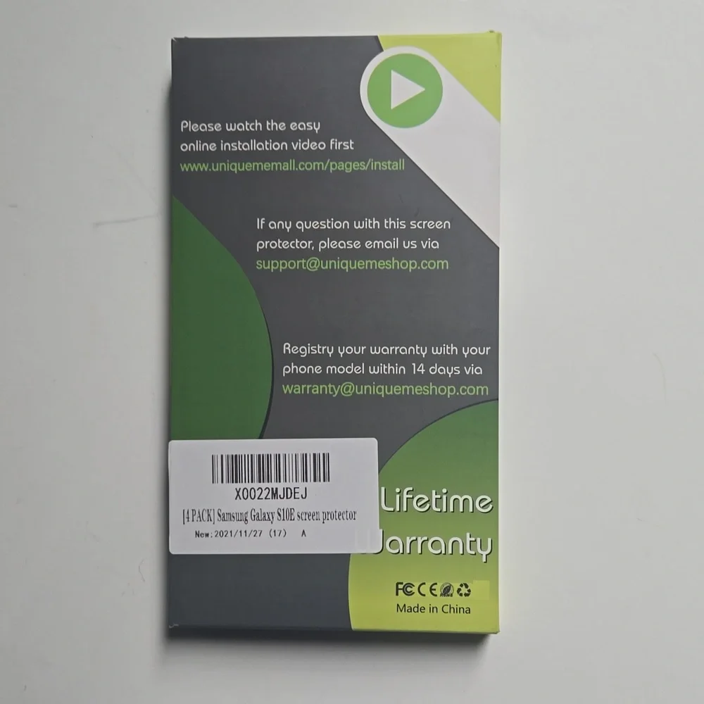 Samsung Galaxy S10E Screen Protector Set of 4 Pack